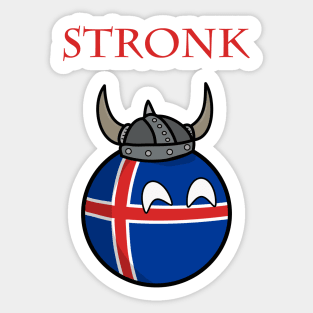 Iceland Stronk Sticker